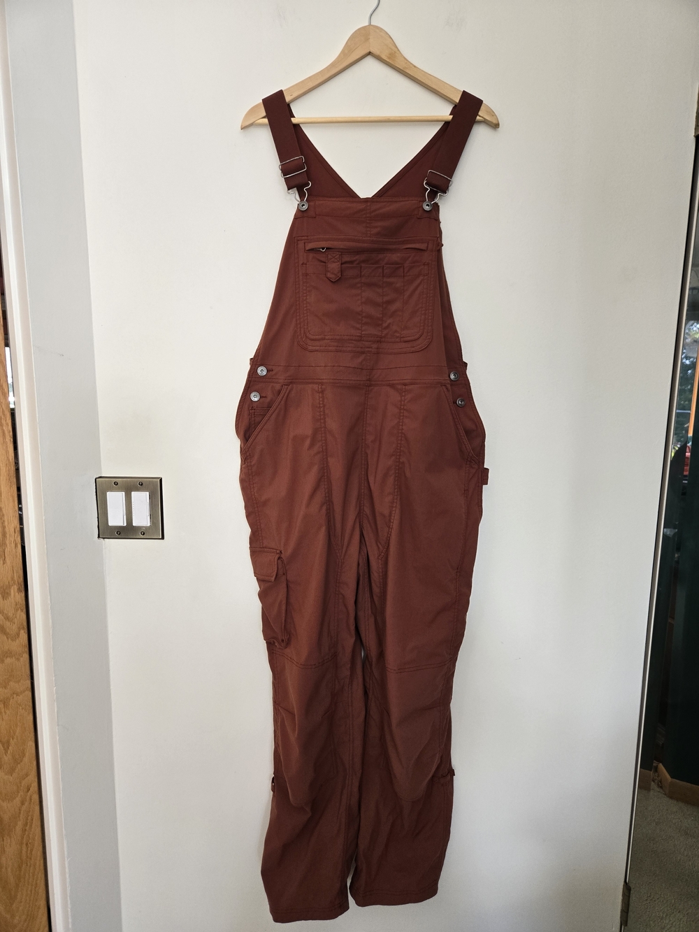 Brick Red Women's Workwear Overalls Duluth - Picture 2 of 11